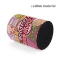 thumbnail image 4 of Juego de Pizza-theme Cylinder Pen Holder Pencil Organizer with Flannel Lining PVC Leather Material Cardboard Base for study work 10*8CM, 4 of 6