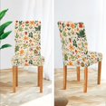 thumbnail image 3 of Yayeee 4 Pack Dining Chair Covers Stretch Parson Chairs Slipcovers Seat Protector, Leaves Pattern, 3 of 6