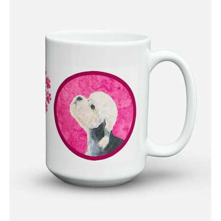 Dandie Dinmont Terrier Dishwasher Safe Microwavable Ceramic Coffee Mug 15 ounce SS4779