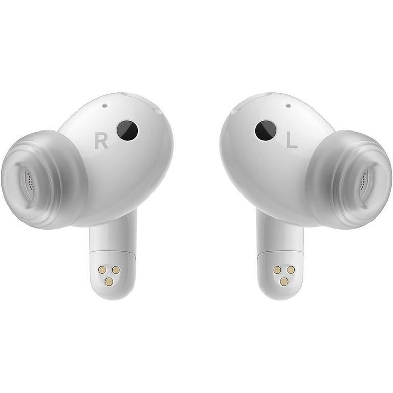 LG TONE Free T60Q White Earbuds Wireless with True Charging Case, Bluetooth