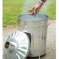 thumbnail image 2 of Plow & Hearth Galvanized Metal Incinerator Can - Gardening Tools, 2 of 6