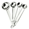 thumbnail image 1 of Cucharas medidoras, juego de tazas de cucharas medidoras de acero inoxidable, cucharada pequeña, para medir ingredientes secos y líquidos de regalo, 1 of 5