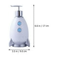 thumbnail image 2 of MERRYHAPY Rocket Shaped Refillable Plastic Hand Soap Dispenser for Bathroom Countertop, Multi-Color, 6.7 x 3.5 x 3.5 inches, 2 of 6