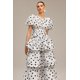 thumbnail image 4 of Conjunto de blusa y falda bellabarnetten con mangas abullonadas de dos piezas, 4 of 6