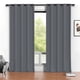 thumbnail image 1 of Cortinas Blackout Grises, 52 x 96 Pulgadas, 2 Paneles, Cortinas Térmicas Aislantes Que Oscurecen la Habitación para Recámara y Sala de Estar, Protección de Privacidad y Reducción de Ruido, 1 of 7