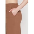 thumbnail image 5 of Womens Airy Crepe Knit Wide Leg Dress Pants, 5 of 5