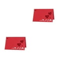 thumbnail image 1 of Decodeary 50x Personnaliser les Paramètres de Table avec Coeur Creux Nom Place Cartes de Mariage Durable Élégantes Cartes Rouges 2Set, 1 of 6