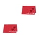 thumbnail image 3 of Billuyoard 50 paquete/lote personalizar decoraciones de con corazón hueco nombre lugar tarjetas boda nombre tarjetas rojo rojo 2Conjunto, 3 of 6
