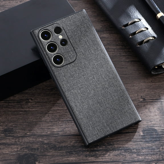 For Samsung Galaxy S23 Ultra 5G Cloth Texture PU   TPU Phone Case For Samsung Galaxy S23 Ultra 5G