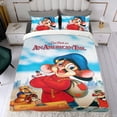 thumbnail image 4 of Un cuento americano Conjunto de sábanas temático, trío de piezas, cómodo y amigable con la piel, diseño único, regalo de decoración para el hogar para familiares, amigos y fans,140cm *210cm, 4 of 6