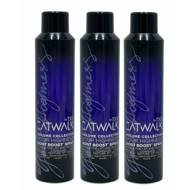 3 Pack Tigi Catwalk Your Highness Root Boost Spray Mousse Lift 8.6 oz - Walmart.com
