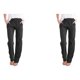 thumbnail image 4 of Sonducket Pantalones casuales de pierna ancha para mujer con bolsillos - Manténgase cómodo todo el día Pantalones largos de tela de algodón Type7 NO7, 4 of 6