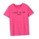 thumbnail image 5 of Camiseta para mujer Camiseta básica Camiseta con cuello redondo para caminar Regalo del día de San Valentín S, 5 of 8