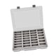 thumbnail image 2 of Estuche de almacenamiento para coches modelo 1/64, portátil, multifuncional, protector, resistente al polvo, con 27 compartimentos, organizador para coches de juguete. Gris, 2 of 10
