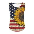 thumbnail image 6 of snilers Girls Tank Tops Scoop Neck Loose Fitted Sleeveless Shirt 4th of July Patriotics Tops Boys and Girls Summer Blouses Size 5-14 Years, 6 of 6
