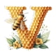 thumbnail image 1 of Hot6sl Ofertas y Liquidaciones Colgante de Panel Pequeño con 26 Letras En Inglés para Bebé Volador, Colgante Plano de Acrílico para Coche, Colgante Decorativo para Hogar con Abejas, 1 of 1