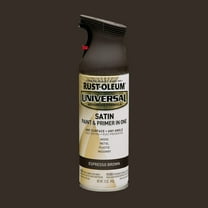 Espresso Brown, Rust-Oleum Universal All Surface Interior/Exterior Satin Spray Paint, 12 oz