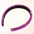 thumbnail image 6 of Unique Bargains Simplicity Rhinestone Wide-brimmed Headband Red, 6 of 7