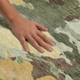 thumbnail image 3 of Addison Rugs Mayfield Premium Machine Washable Transitional Abstract Olive Rectangle Rug, 3' x 5', 3 of 8
