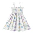 thumbnail image 2 of Ttyddzy Woman' Casual-Dresses Sleeveless Camisole A-Line Dress for 2Y-7-8Y，Soft-colored Cartoon Butterfly, 2 of 8