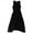 black, variant on Bar Iii Womens Pleated Contrast Midi Dress
