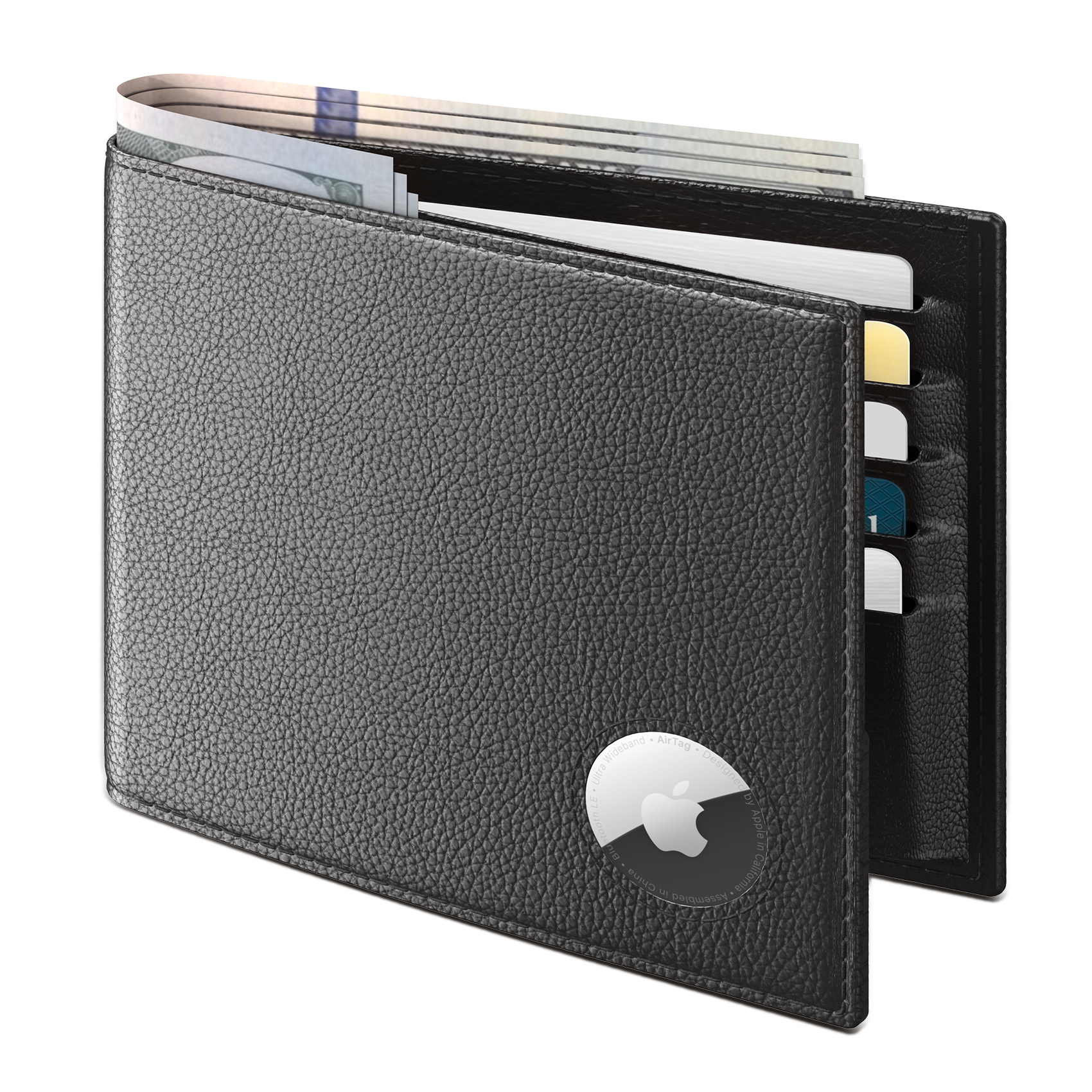  typecase Wallet For Men Compatible With AirTag Top Grain Leather Men s 