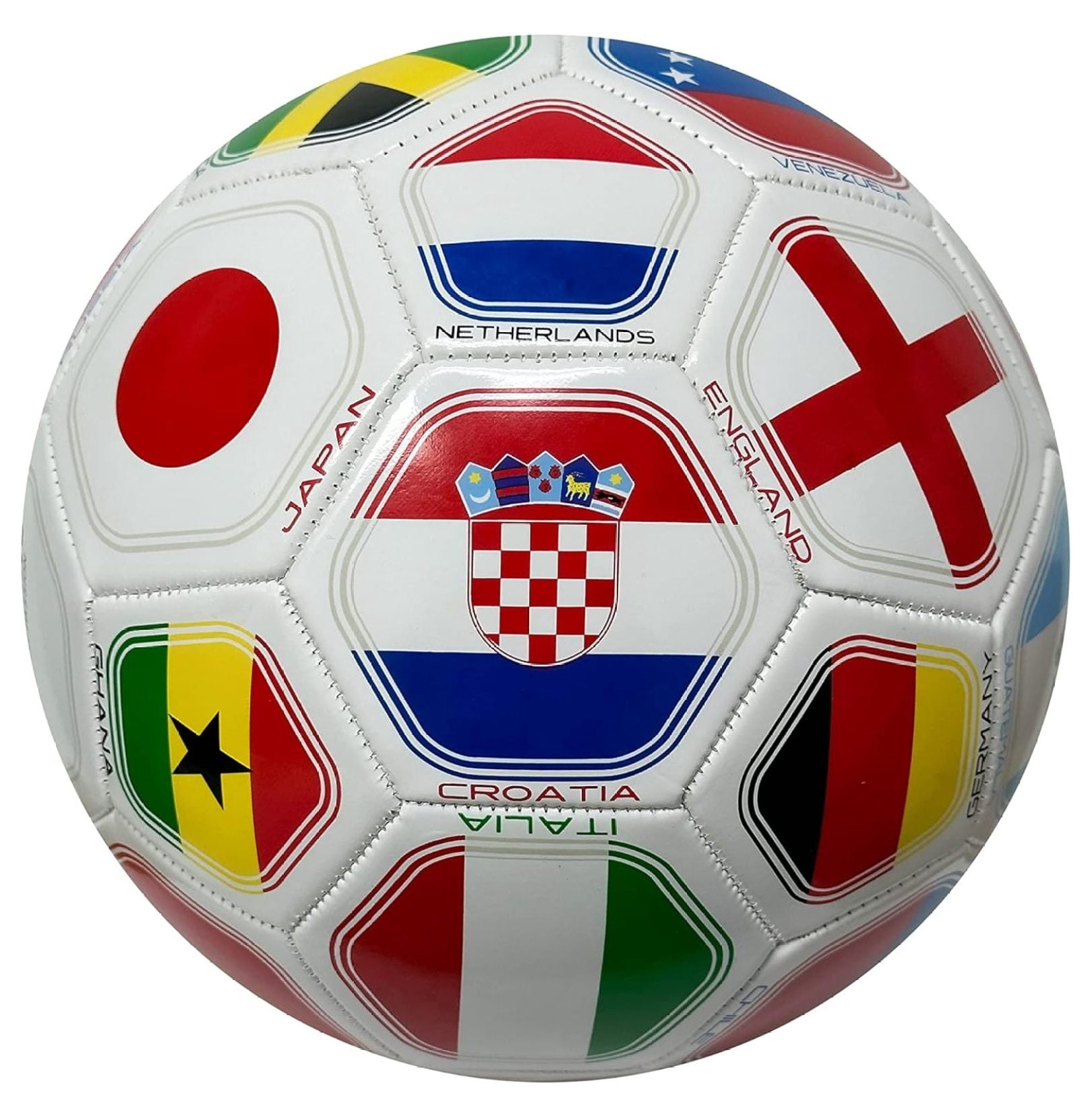 Country Flags Soccer Ball Size 5, World Club Teams, Flag Soccer Ball #5