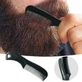 thumbnail image 3 of Men'S Beard Styling Comb Mini Mustache Comb for Facial Hair Grooming and Styling Pocket Comb Beard Care Modify Tool with Holes and No Holes, 3 of 10