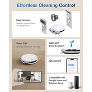 ECOVACS DEEBOT T50 PRO Omni Robot Vacuum & Mop, 3.19” Slim, 15,000Pa, Auto Wash Dry & Self-Emptying, White