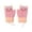 Pink, variant on Wancir Toddler Kids Short Knitted Gloves Winter Thick Fleece Lining Mittens for 1-3 Yrs