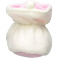 thumbnail image 3 of Hudson Baby Infant and Toddler Girl Cozy Fleece Booties, Light Pink Cream, 18-24 Months, 3 of 9