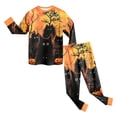 thumbnail image 4 of Leey-World Toddler Girl Pajamas Girls Boys Toddler Soft Pajamas Toddler Halloween Prints Long Sleeve Kid Sleepwear Sets Girls Fashion Outfits, 4 of 9