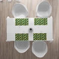 thumbnail image 3 of Ambesonne Hawaiian Place Mats Set of 4, Palm Leaves Pineapples, Standard Size, Pale Green Fern Green, 3 of 4