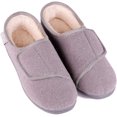 thumbnail image 1 of Pantuflas para diabéticos de espuma viscoelástica peluda para mujer, cómodas y acogedoras, para artritis, edema Xemadio LS12, 1 of 7