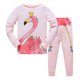 thumbnail image 1 of Pijamas de animales Grils para bebés, ropa de dormir de manga corta, 100% algodón, para niños de 3 a 8 años, 1 of 4