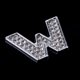 thumbnail image 2 of Insignia adhesiva para coche con letras del alfabeto en 3D con diamantes de imitación. W, 2 of 9