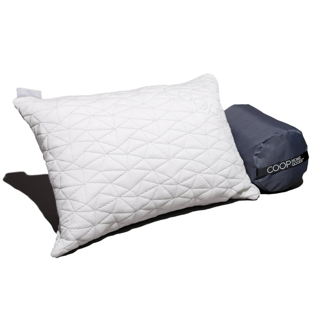 coophomegoods Coop Home Goods Shredded Memory Foam Camping and Travel Pillow 19" x 14