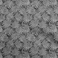 thumbnail image 1 of oneOone Georgette Viscose Gray Fabric Leaves Diy Clothing Quilting Fabric Print Fabric By Yard 42 Inch Wide, 1 of 4