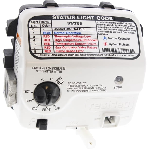 Válvula para calentador de agua Rheem WV8840C1406 a gas natural
