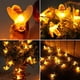 thumbnail image 4 of Cadena de Luces Solares de Abeja, 20 LED 5M Luces de Cadena de Abeja Solares 8 Modos Luces de Alambre de Cobre Guirnalda Exterior Impermeable para Jardín Patio Puerta Patio Valla Fiesta - Blanco, 4 of 7