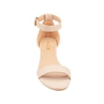 thumbnail image 4 of Women's Adjustable Ankle Strap Open Toe Low Wedge Sandal Comfortable Platform Heeled Sandals, 4 of 5