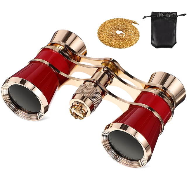 MasteelfCA 1 Set Opera Glasses Compact Binoculars Small Telescopes 3 x 25 Binoculars for Bird Watching
