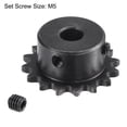thumbnail image 3 of Uxcell Teeth Sprocket, Carbon Steel, with Set Screws 8mm, 3 of 6