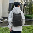 thumbnail image 4 of Skin Bag Large Capacity Ultra Lightweight Portable Foldable Bag Men's Sports Backpack Headphone Hole Outdoor Travel Backpack, 4 of 6