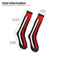 thumbnail image 4 of Vsdgher Firefighters USA Flag Print Thigh High Socks Extra Long Stretchy Sock Women Over Knee High Opaque Stocking Daily Wear, 4 of 5
