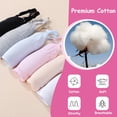 thumbnail image 2 of Big Kids Training Bras for Girls Ages 10-16 Cotton Breathable Wireless Adjustable Straps Lightly Padded First Bra Teen Sports Bra, 2 of 6
