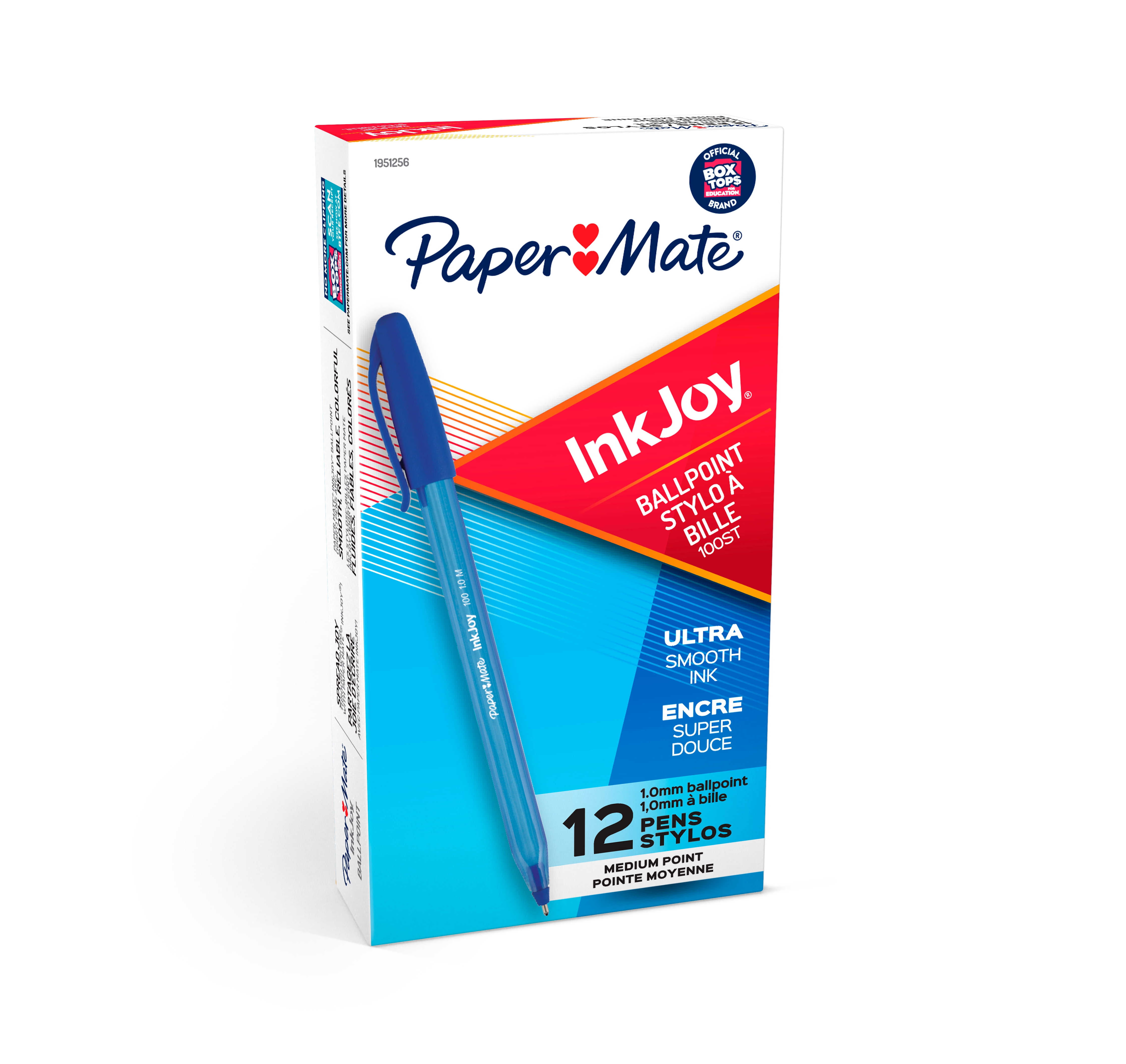 Paper Mate, PAP1951256, Inkjoy 100 ST Ballpoint Stick Pens, 12 / Dozen