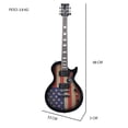 thumbnail image 3 of Paquete Guitarra Electrica Jethro Series By Steelpro 069-sk Color USA BURST Material del diapasón ALAMO NEGRO LAMINADO Orientación de la mano Diestro, 3 of 8