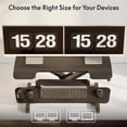 thumbnail image 6 of FitStand Home Office Height Adjustable Standing Desk Converter Black 36" U-Shape with Keyboard Tray, 6 of 7