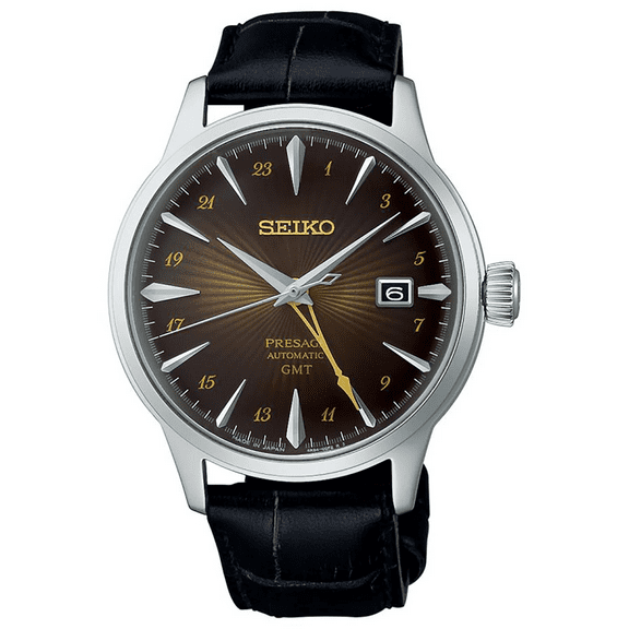 Seiko Presage by Cocktail Time GMT Wristwatch SSK039